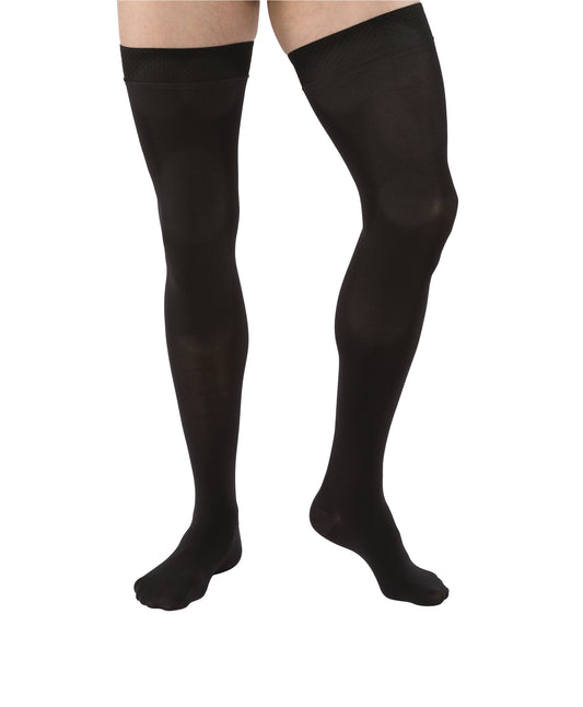 JOBST® Relief Thigh High 30-40 mmHg w/ Silicone Dot Top Band Compression Stockings Closed Toe