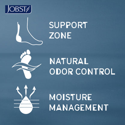 JOBST® Sport Knee High 15-20 mmHg Compression Socks Closed Toe