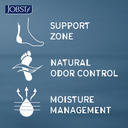 JOBST® Sport Knee High 20-30 mmHg Compression Socks Closed Toe