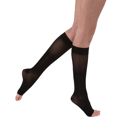 JOBST® UltraSheer Women's Knee High 20-30 mmHg Compression Stockings Open Toe