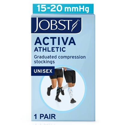 JOBST® ACTIVA Athletic Knee High 15-20 mmHg Compression Socks Closed Toe
