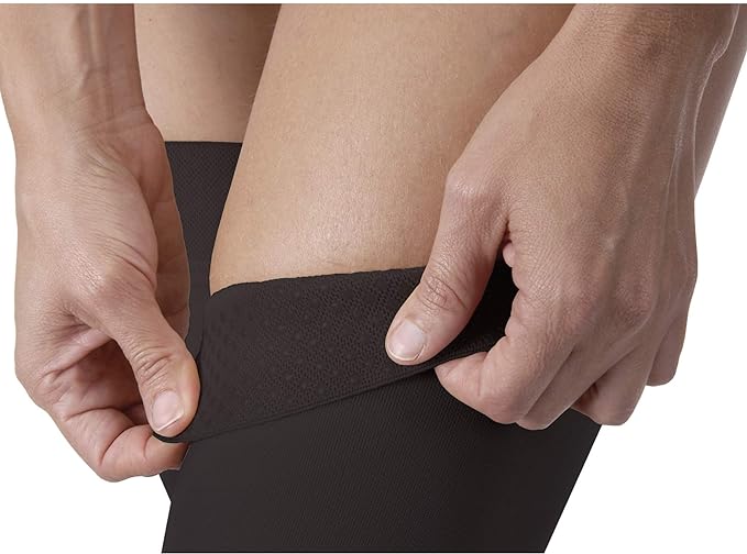 JOBST® Relief Thigh High 15-20 mmHg w/ Silicone Dot Top Band Compression Stockings Open Toe
