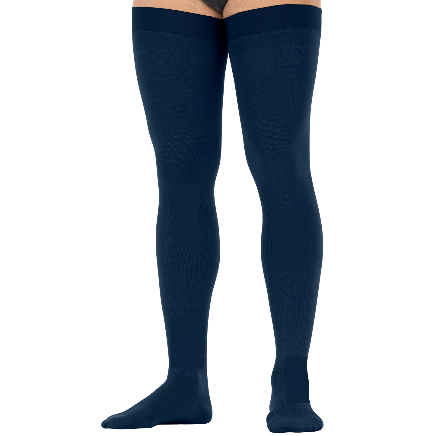 JOBST® forMen Thigh High 15-20 mmHg w/ Micro Dotted Band Compression Socks Closed Toe