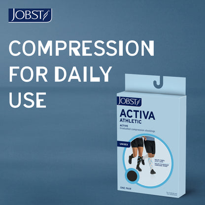 JOBST® ACTIVA Athletic Knee High 15-20 mmHg Compression Socks Closed Toe
