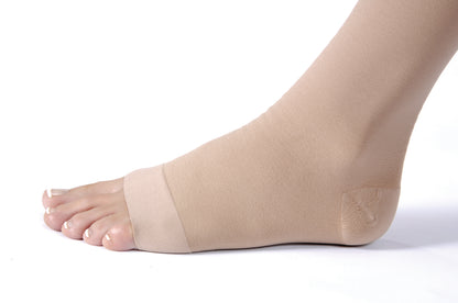JOBST® Relief Knee High 15-20 mmHg w/ Silicone Dot Top Band Compression Stockings Open Toe