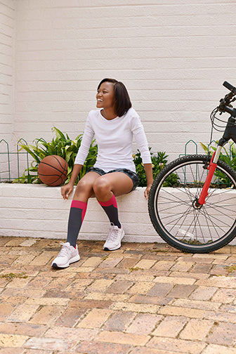 JOBST® Sport Knee High 20-30 mmHg Compression Socks Closed Toe