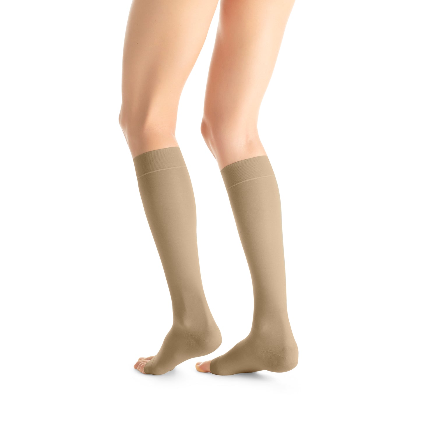 JOBST® UltraSheer Women's Knee High 15-20 mmHg Compression Stockings Open Toe