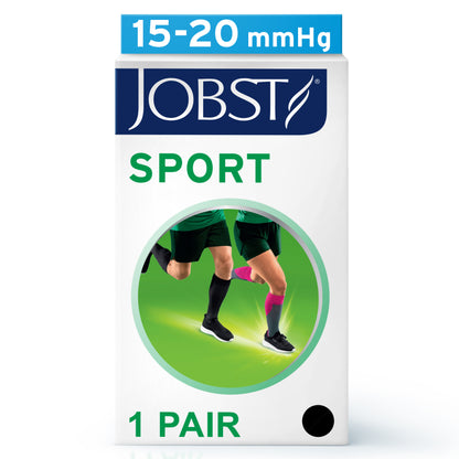 JOBST® Sport Knee High 15-20 mmHg Compression Socks Closed Toe