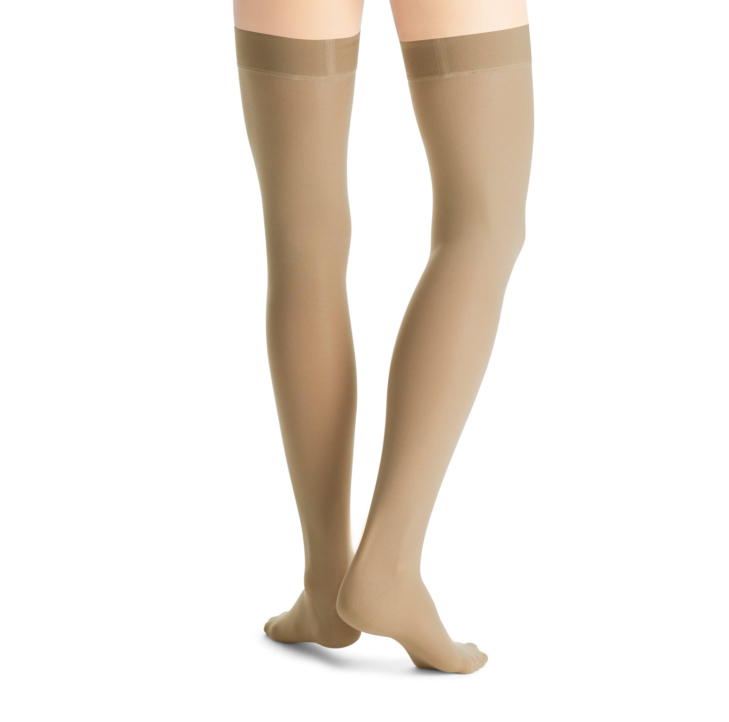 JOBST® UltraSheer Women's Thigh High 15-20 mmHg w/ Silicone Dot Top Band Compression Stockings Closed Toe