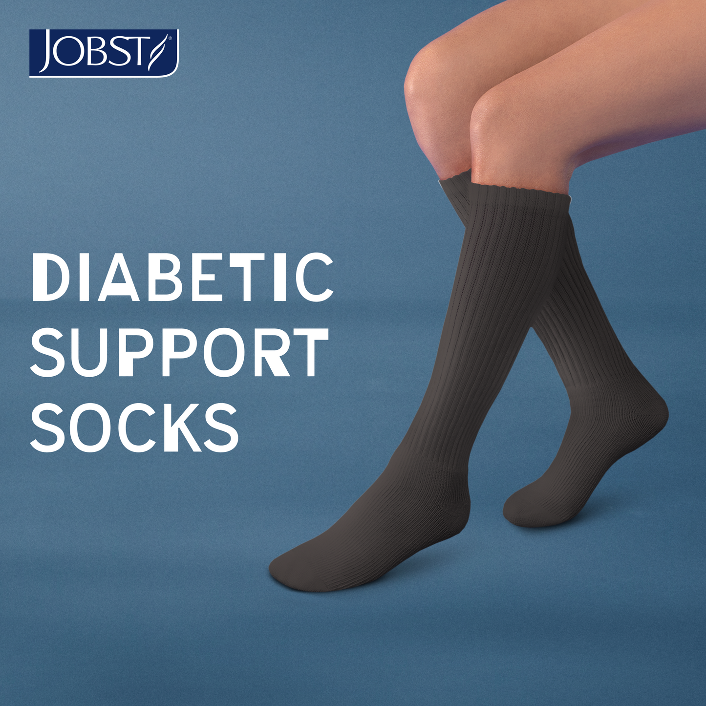 JOBST® SensiFoot™ Diabetic Knee High 8-15 mmHg Compression Socks Closed Toe