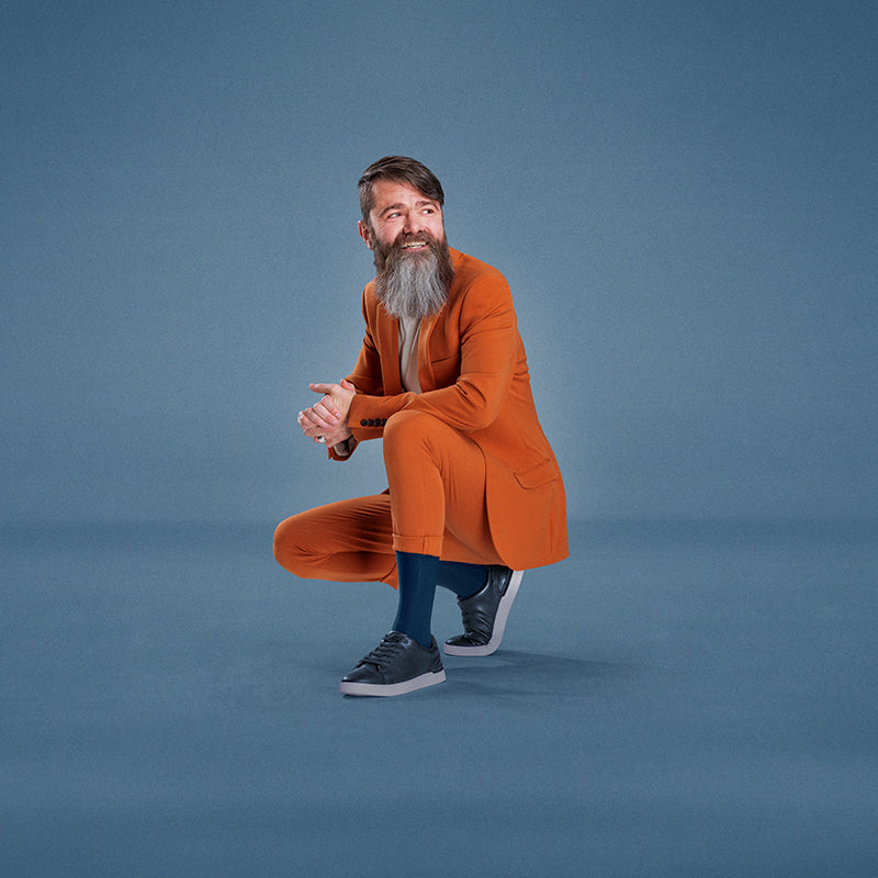 JOBST® forMen Knee High 30-40 mmHg w/ SoftFit Band Compression Socks Open Toe